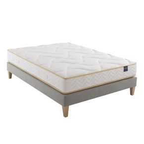 Ensemble matelas hôtellerie mousse non-feu, sommier et pieds Aurore 510 - SOMEO