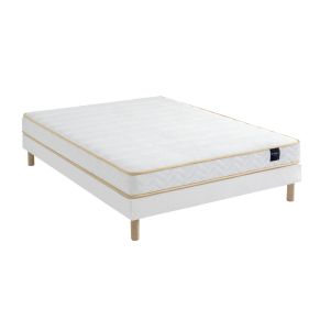 Ensemble matelas mousse, sommier Lune et pieds Aurore 300 - SOMEO