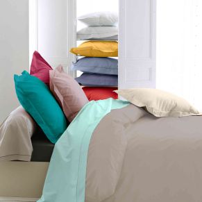 Housse de couette percale lin - Tradilinge 