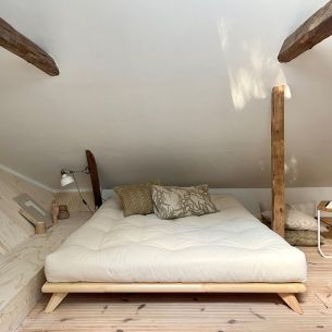 Lit futon senza en bois massif naturel