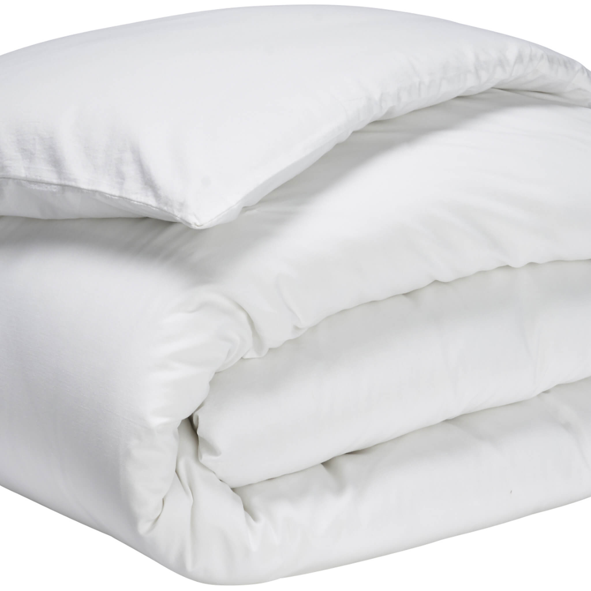 Taie de traversin ronde Percale de coton 120 fils